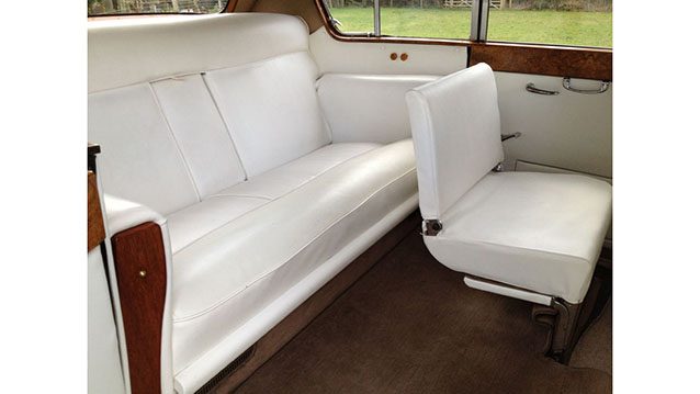 Austin Princess rear interior with one casual seat open
