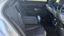 Black leather rear seats and centre armrest in a Mercedes S 350 LWB