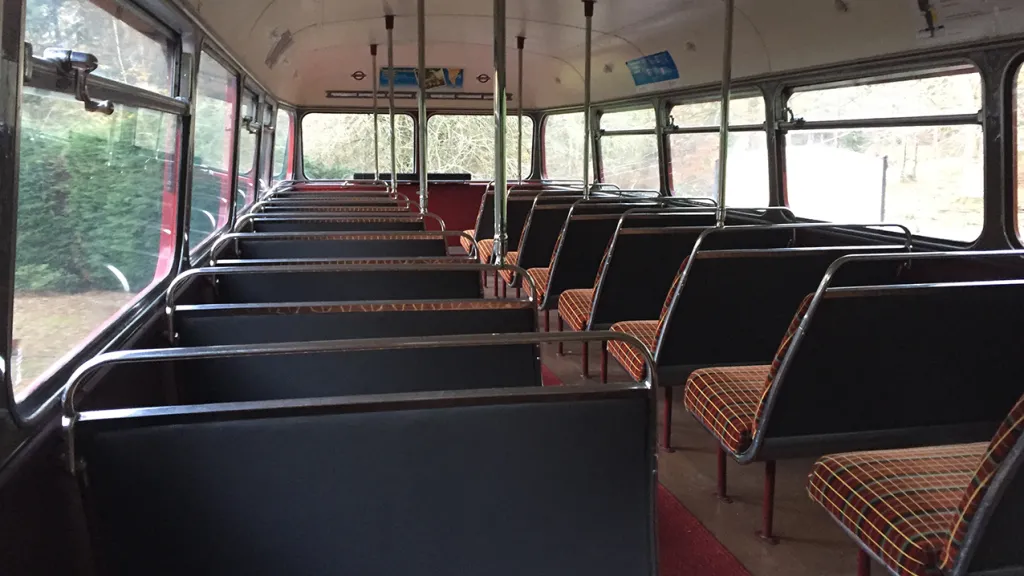 Routemaster London Bus interior