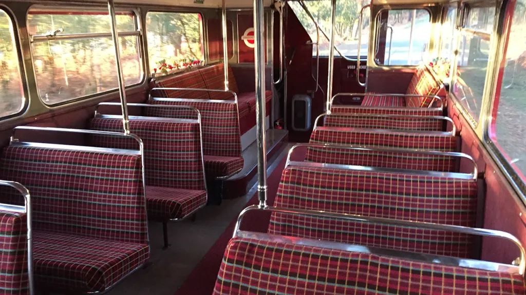 Routemaster London Bus interior