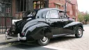 Classic Black Wolseley Police Car