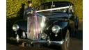 Classic Black Wolseley Police Car