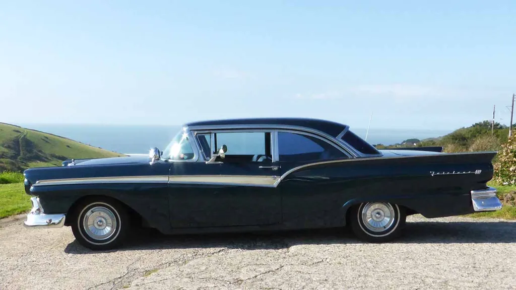 Classic 1957 Ford Fairlane Wedding Car for Hire Barnstaple, North Devon