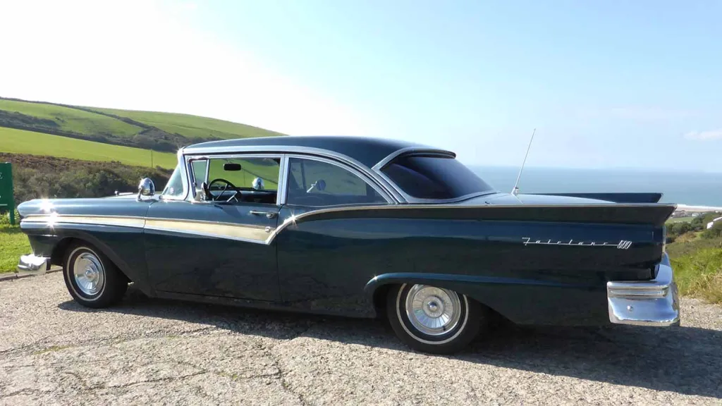 Classic 1957 Ford Fairlane Wedding Car for Hire Barnstaple, North Devon