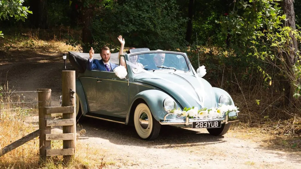Classic VW Beetle Wedding Car Hire Bracknell, Berkshire and Hampshire