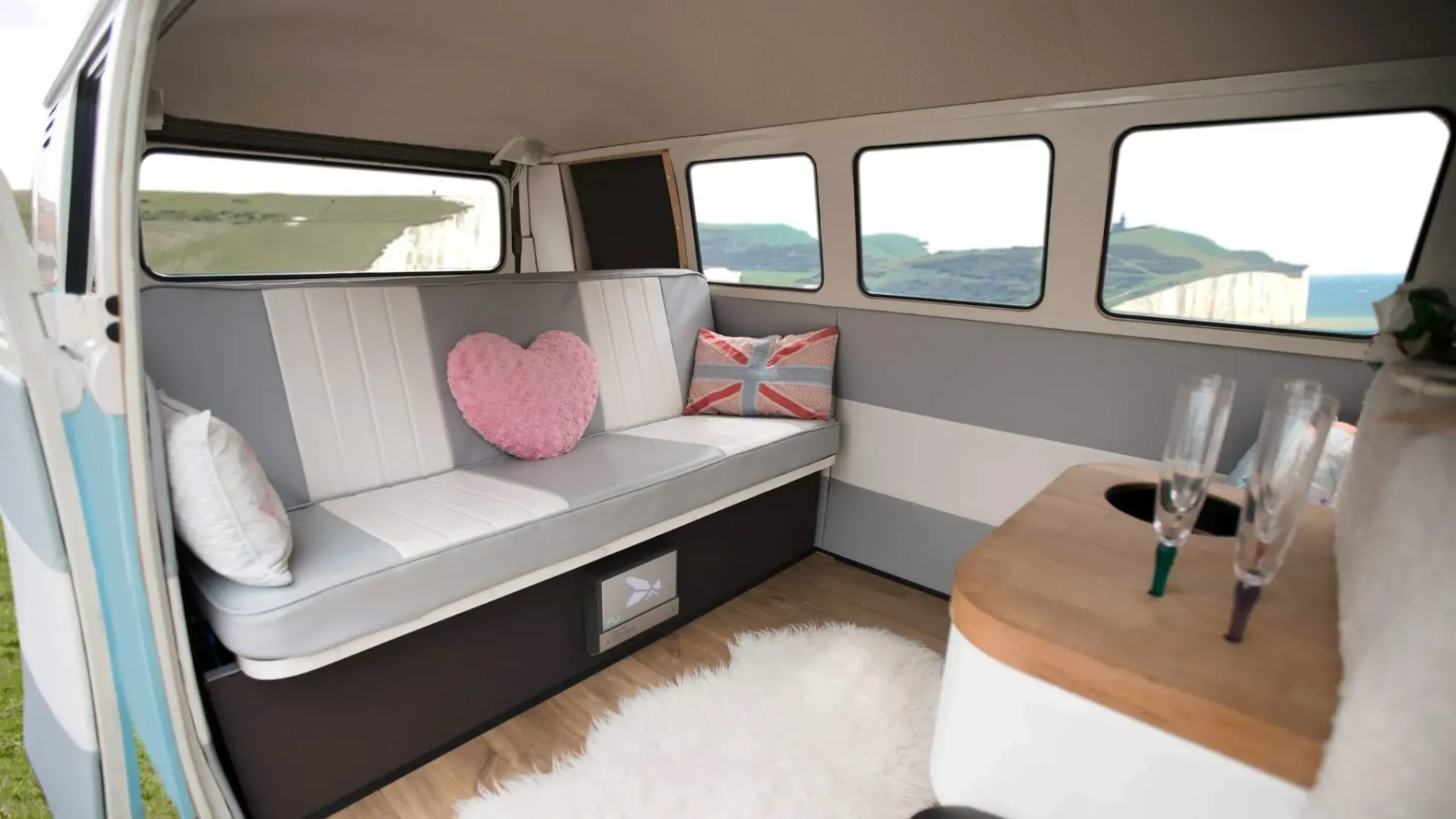 Classic Volkswagen Campervan Wedding Hire in Hastings, East Sussex