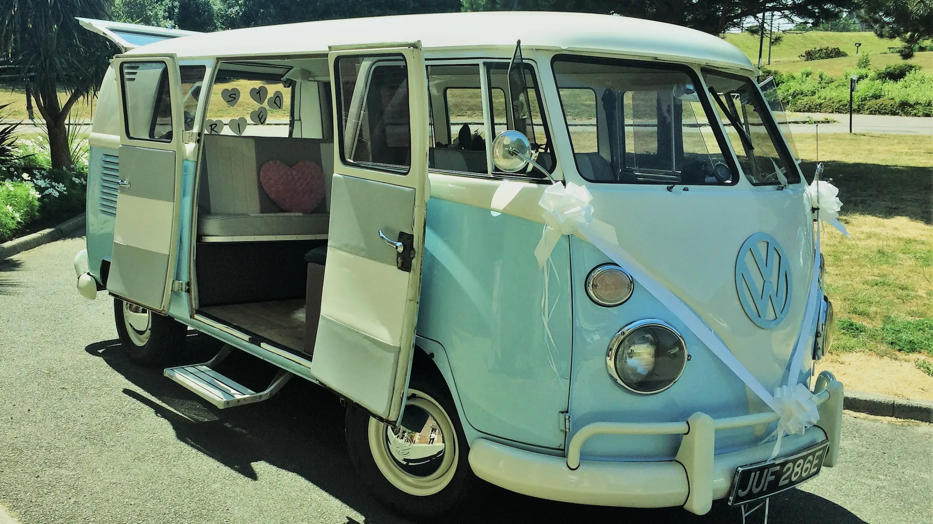 Classic Volkswagen Campervan Wedding Hire in Hastings, East Sussex