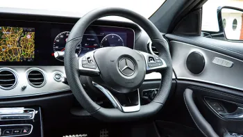 Mercedes S-class front driver's dashboard
