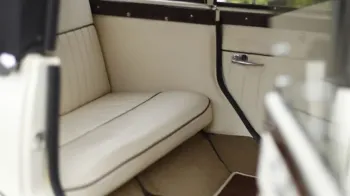 Beauford Convertible cream leather interior