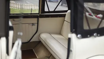 Beauford Convertible interior photos with cream leather seats
