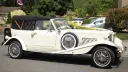 Beauford Convertible with black soft-top roof closed.