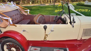 Close up Right Side view of Vintage Chevrolet showing easy access via 4-doors