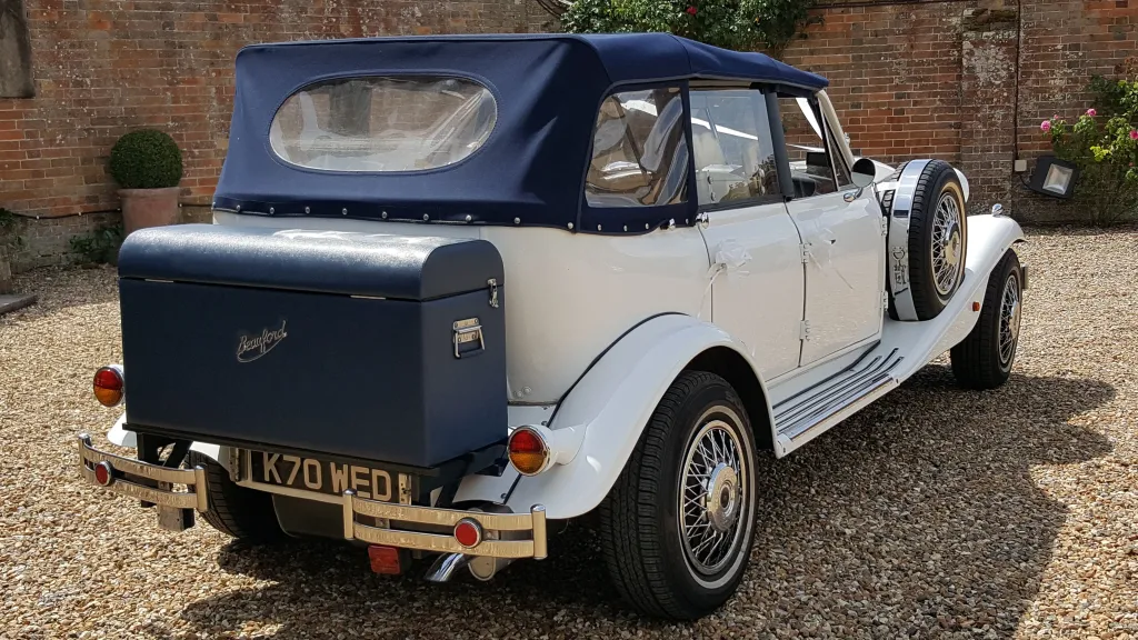 Vintage Beauford rear view with roof close
