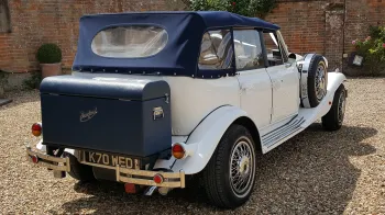Vintage Beauford rear view with roof close