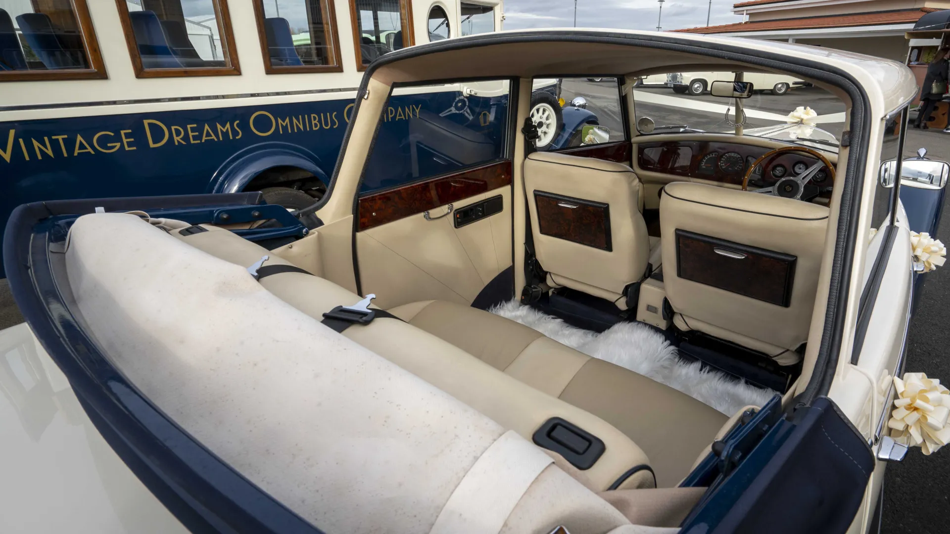 Vintage Royale Windsor Convertible Wedding Car Hire near Colchester