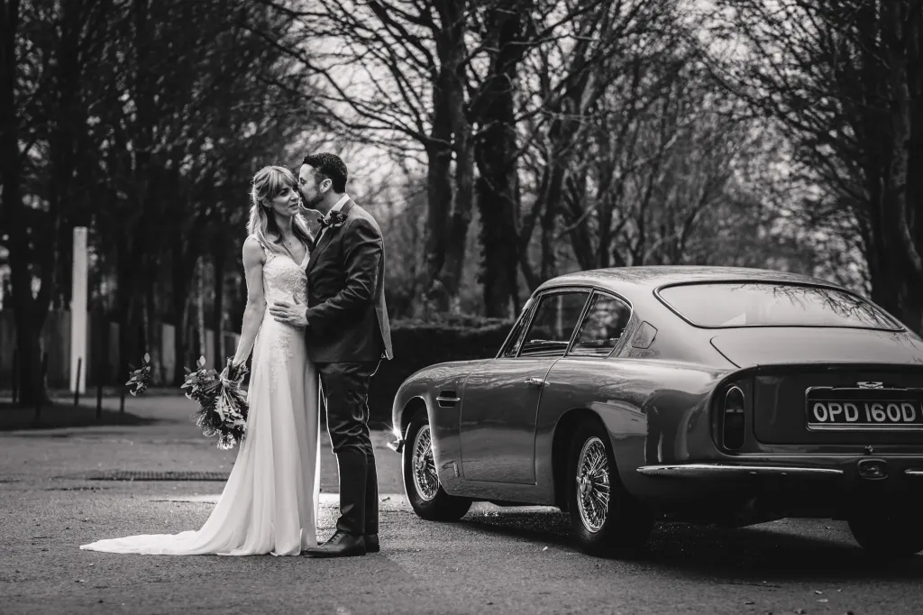 Adrian was well presented and looked like he went with the Aston perfectly, very cool. Adrian was well-mannered, extremely attentive and patient, it was a pleasure to have him as part of our wedding. The Aston, what can we say, it was an absolutely stunning car and a gorgeous colour, immaculate condition and was a dream opportunity to ride in something so iconic, it was a huge highlight of our wedding. Can't recommend enough.
