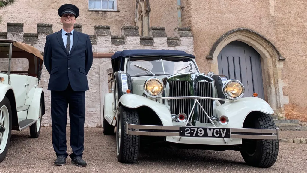 Vintage Beauford Wedding Car Hire Exeter, Devon and Cornwall