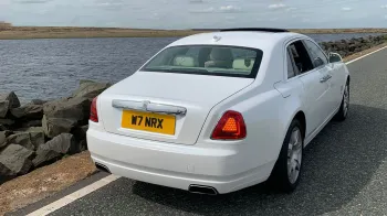 White rolls-Royce