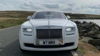 White rolls-Royce