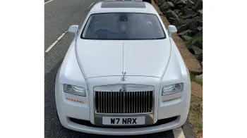 White rolls-Royce