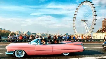 Pink Cadillac Convertible