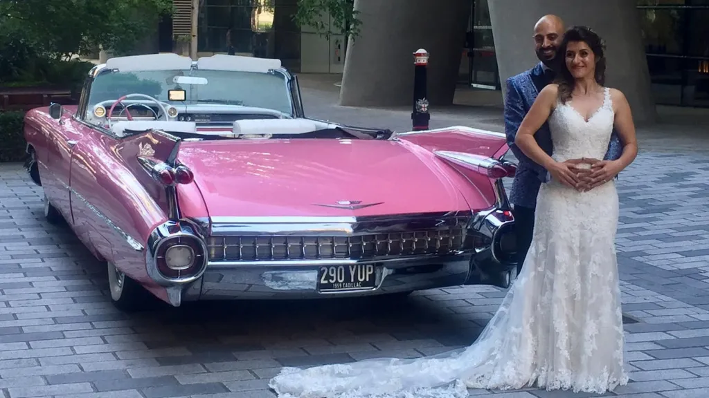 Pink Cadillac Convertible