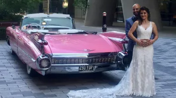 Pink Cadillac Convertible