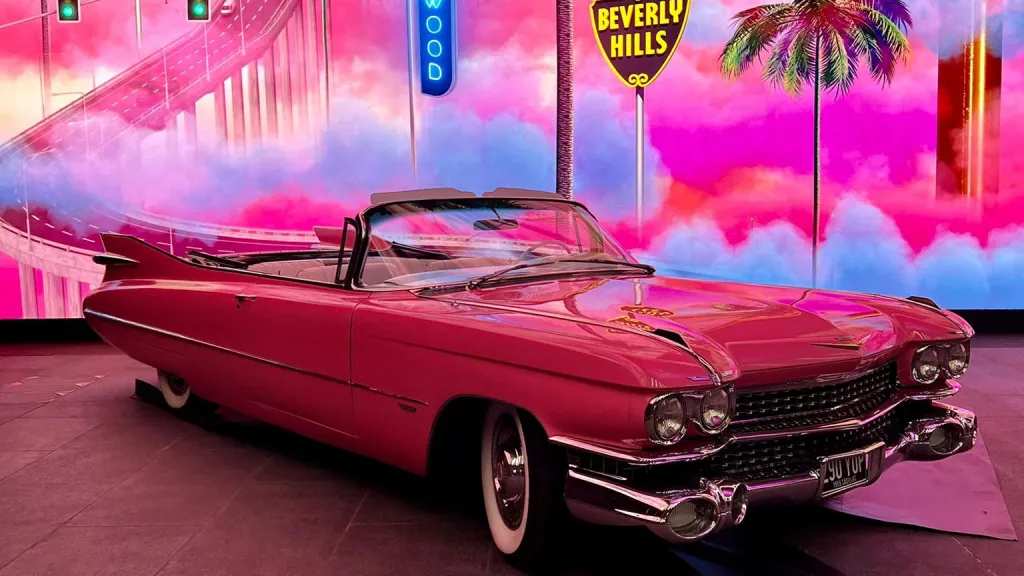 Pink Cadillac Convertible