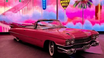 Pink Cadillac Convertible