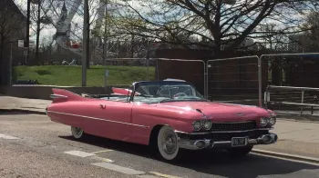 Pink Cadillac Convertible