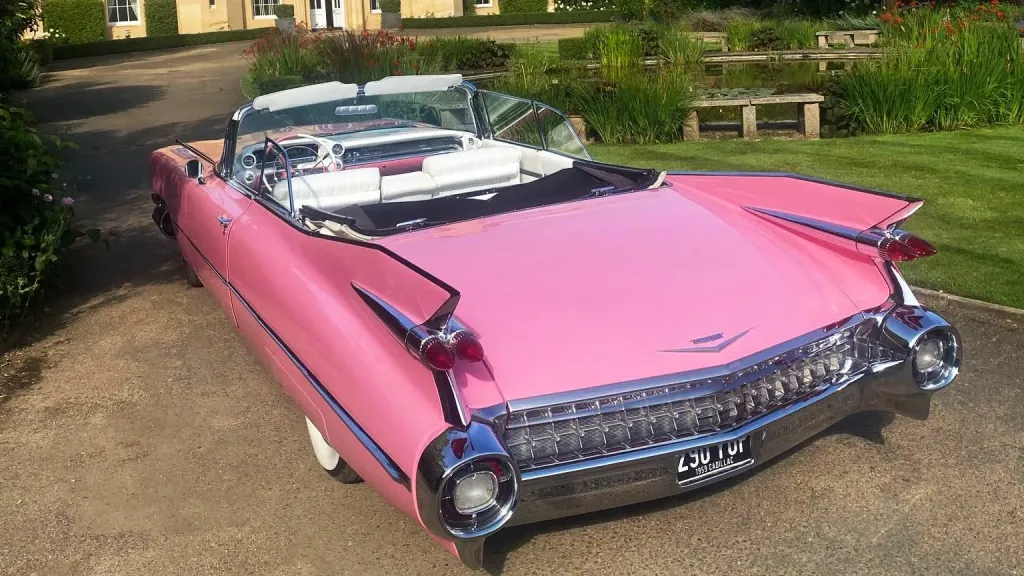 Pink Cadillac Convertible