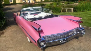 Pink Cadillac Convertible