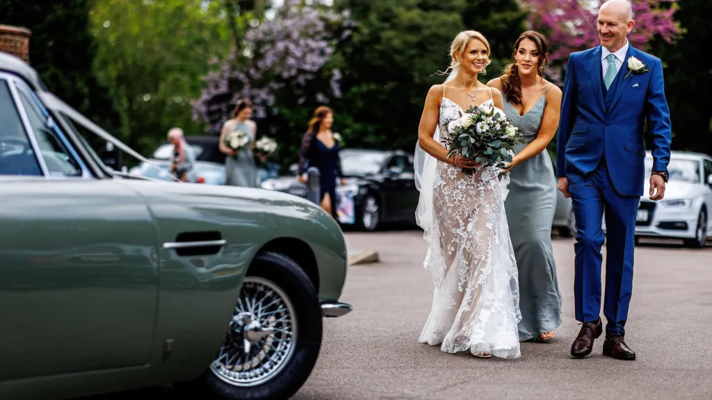 We hired this beauty of an Aston Martin for our wedding day in May 2022. It is a real show-stopper and went perfectly with our sage green, rustic themed wedding.
Adrian has been brilliant from start to finish. Very friendly and reliable service. Highly recommended. Kiri & Jimmie