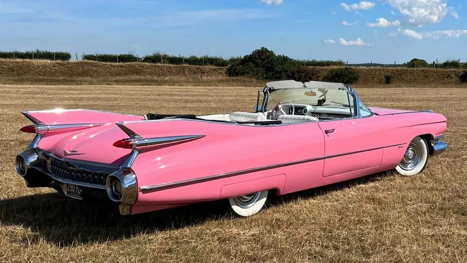 Pink Cadillac Convertible