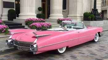 Pink Cadillac Convertible
