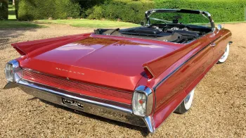 Red Cadillac Convertible hire London