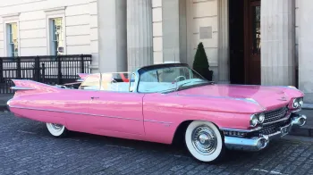 Pink Cadillac Convertible
