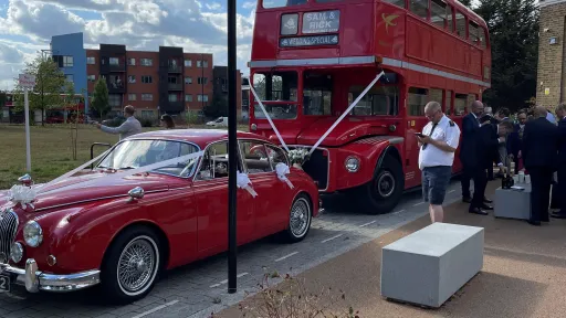 Red Classic Mk2 Jaguar