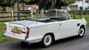 White Convertible Triumph