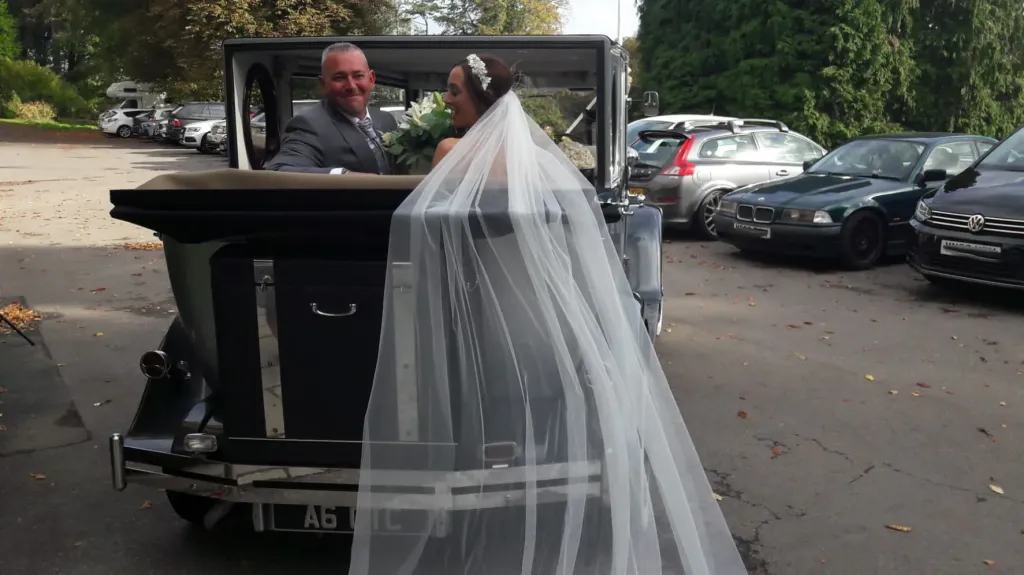 Vintage Imperial Wedding Car