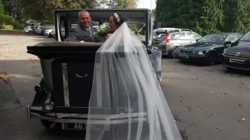 Vintage Imperial Wedding Car