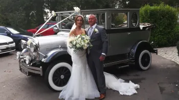 Vintage Imperial Wedding Car