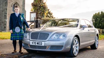 Benlley Flying Spur in Silver