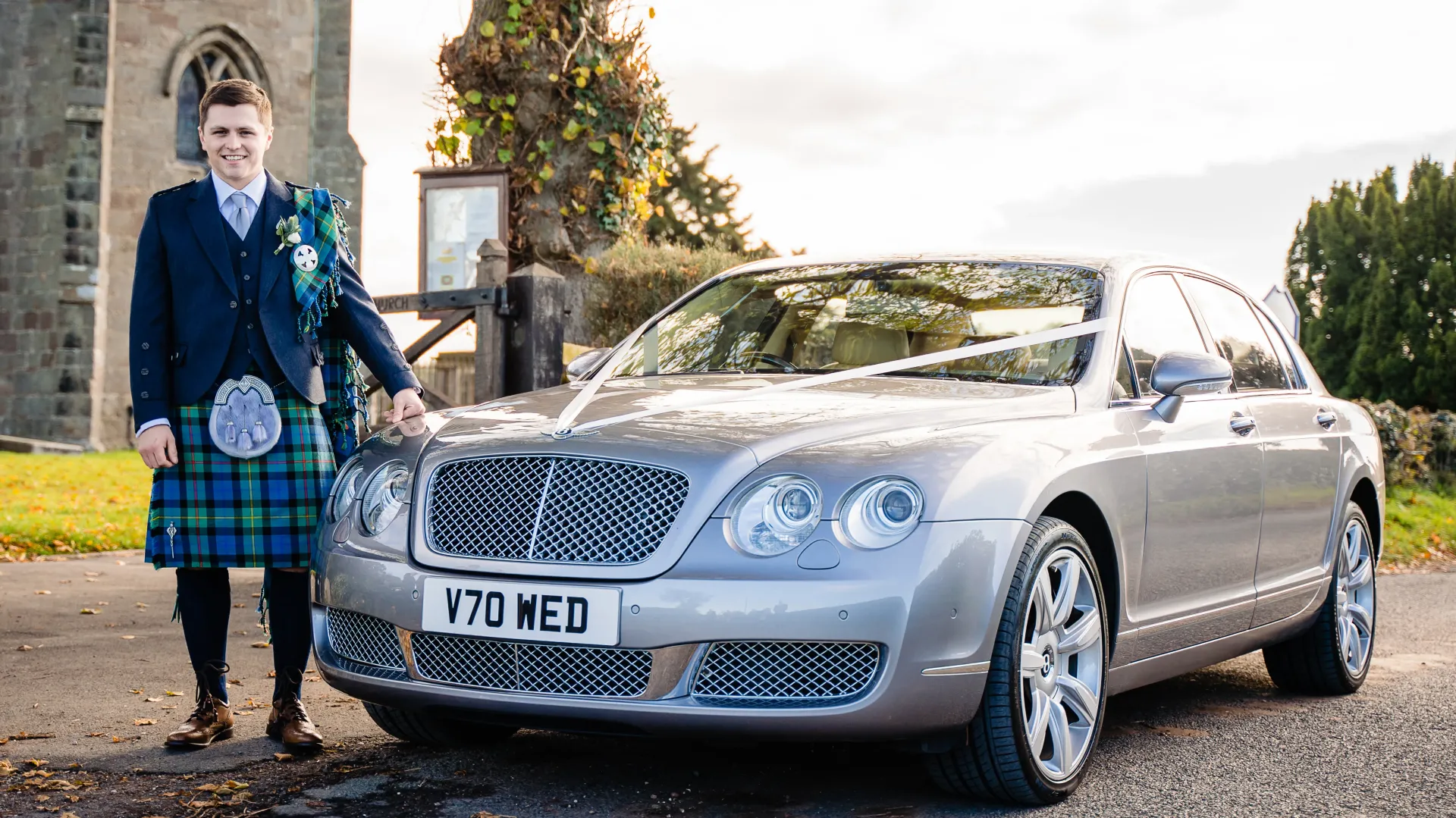 Benlley Flying Spur in Silver