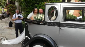 Vintage Imperial Wedding Car