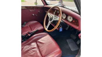 Front Passenger interior with burgundy leather