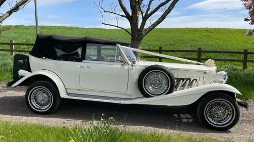 Vintage Beauford Wedding Car