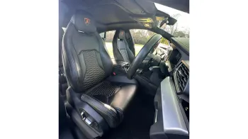 Black Leather interior Front seating inside Lamborghini Urus