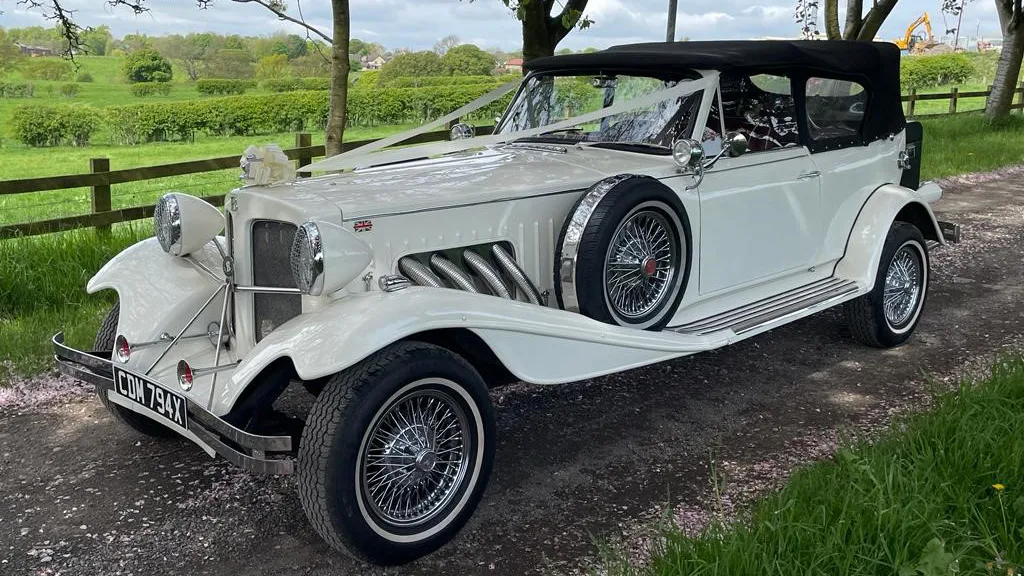 Vintage Beauford Wedding Car