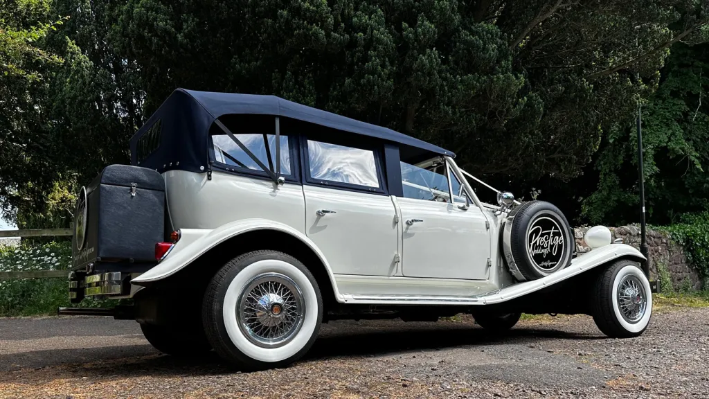Vintage Beauford Wedding Car Hire Exeter, Devon and Cornwall